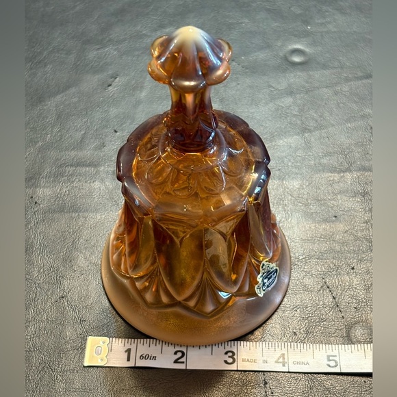 Vintage Fenton Cameo Amber to ombré shade - Picture 5 of 6